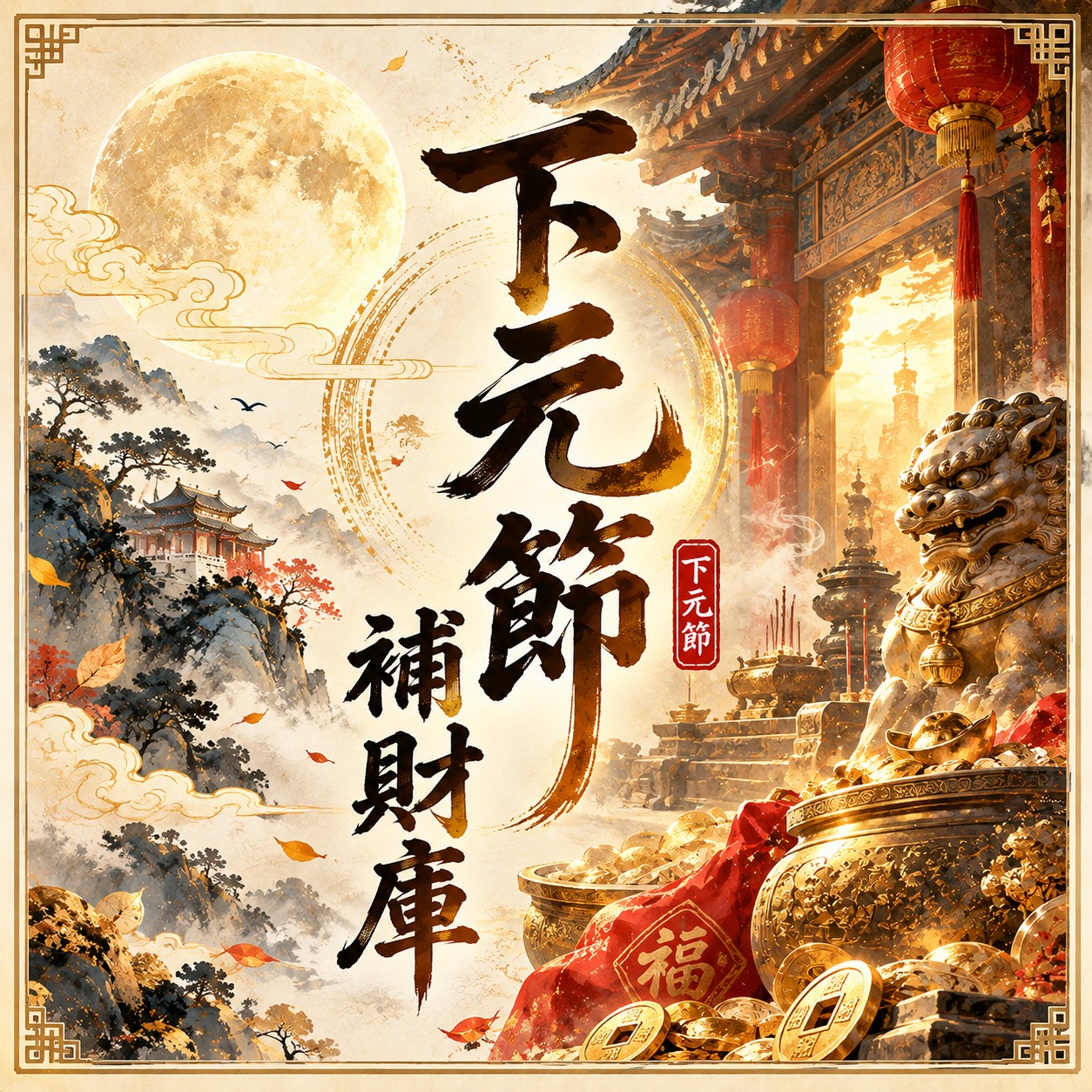 下元節補財庫
